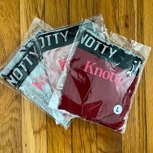 Women’s Size Large Knotty Boxers (3 pack)